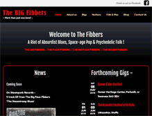 Tablet Screenshot of bigfibbers.co.uk